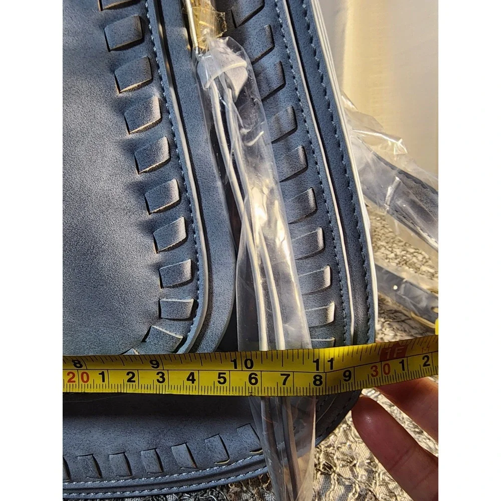 Glity Girl Purse Baby Blue Western‎